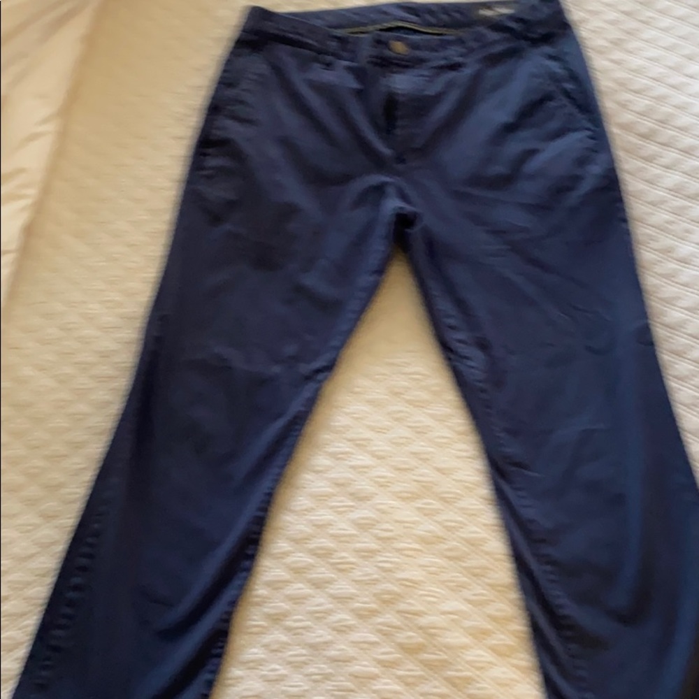 Navy blue khakis